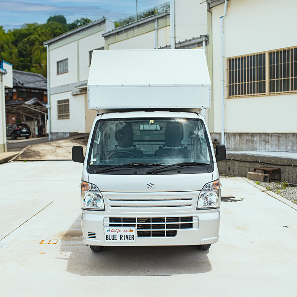 キャリートラックキッチンカーNO2正面画像